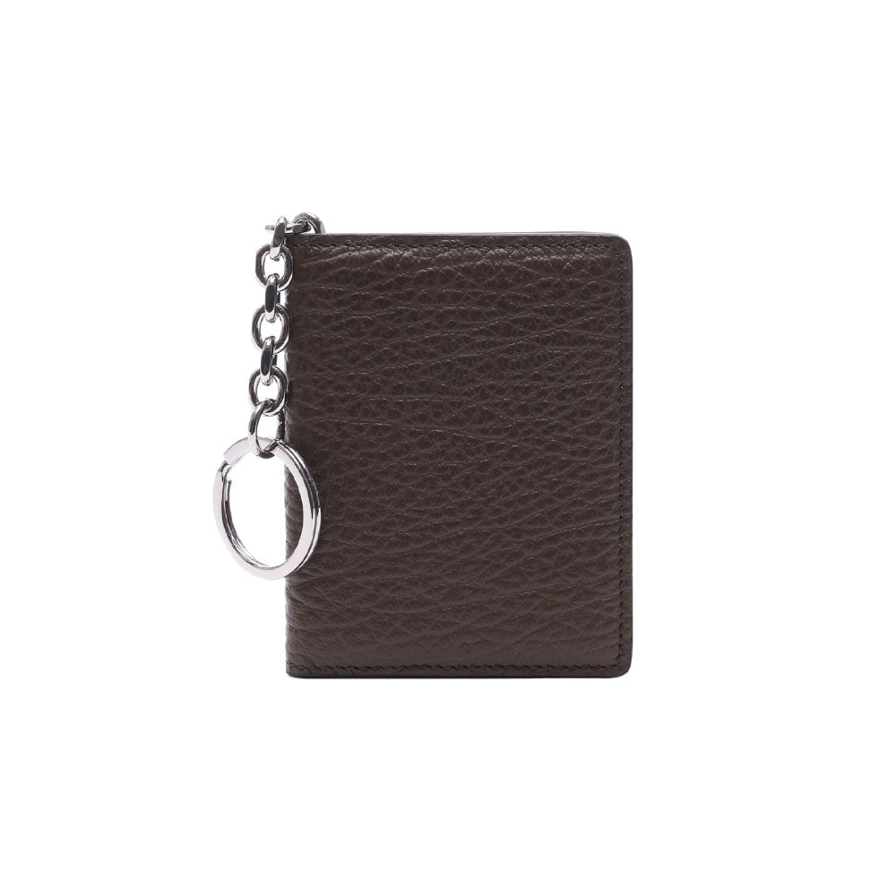 Maison Margiela Four Stitches Card Holder with Key Ring (S56UI0128 P4455)