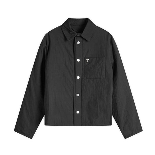 AMI Paris Quilted Shirt Jacket (HJK238.PA0009)