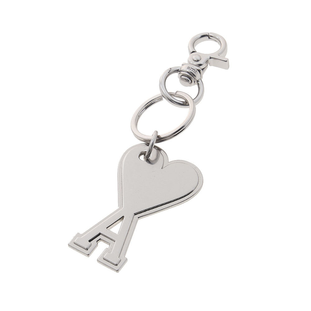 AMI PARIS Gold Brass Ami de Coeur Keyring (UKR906.369)