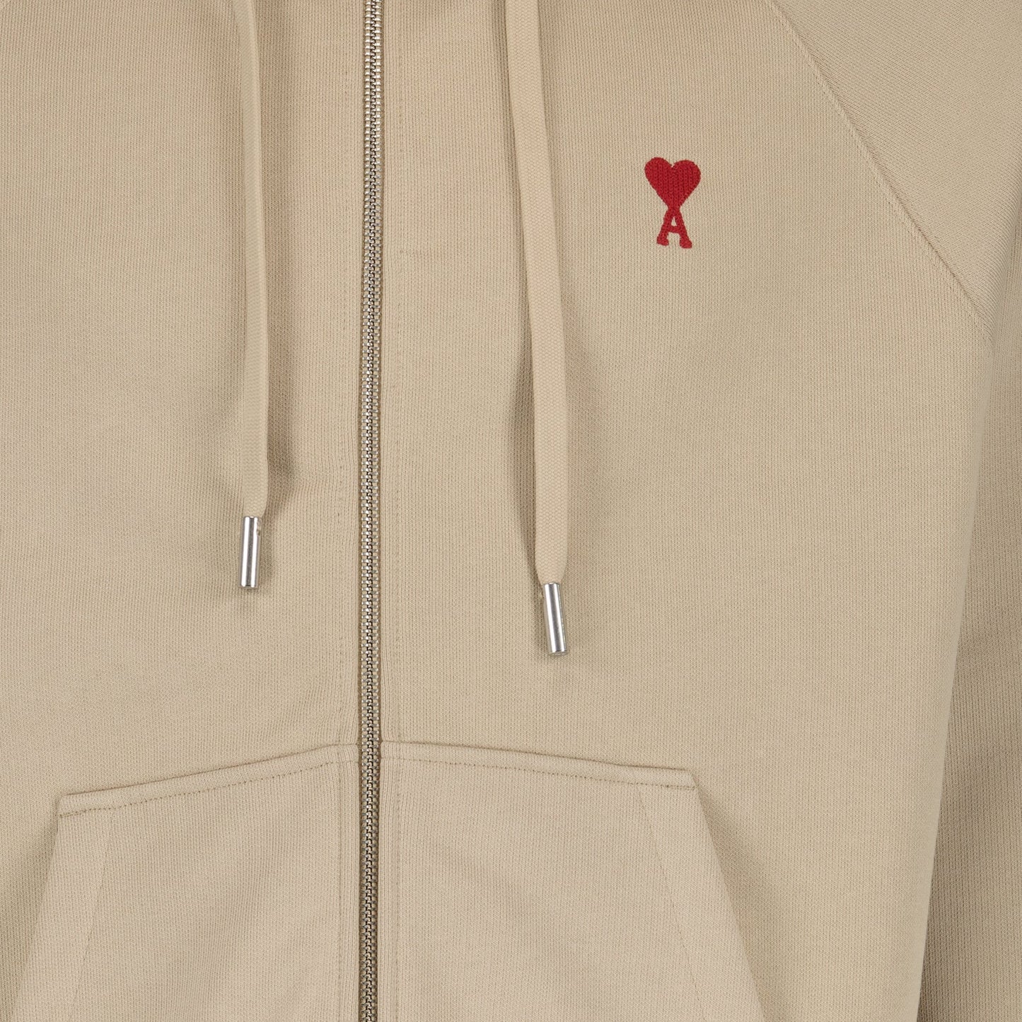 AMI Small Heart Zipped Hoodie (USW415.747)