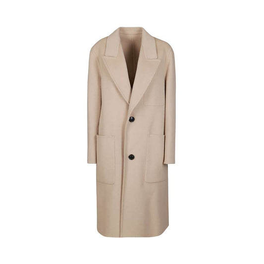 AMI Paris Wool Blend Long Coat (A21FM006.251)