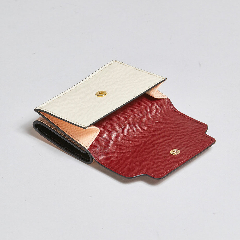 Marni Tricolor Leather Card Holder (PFMOW02U23)