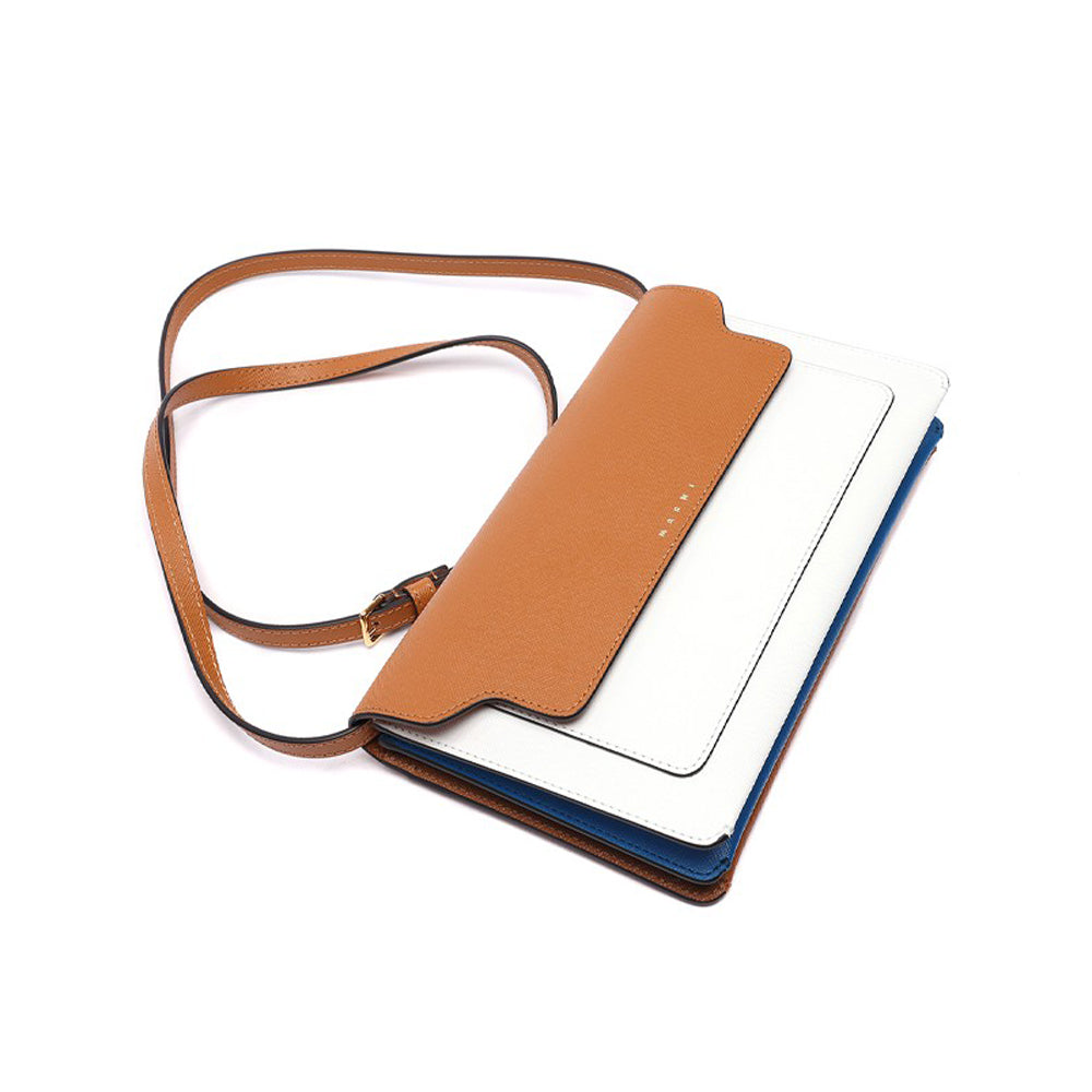 MARNI TRICOLOR LEATHER CROSSBODY WALLET (PHMO0022U2)