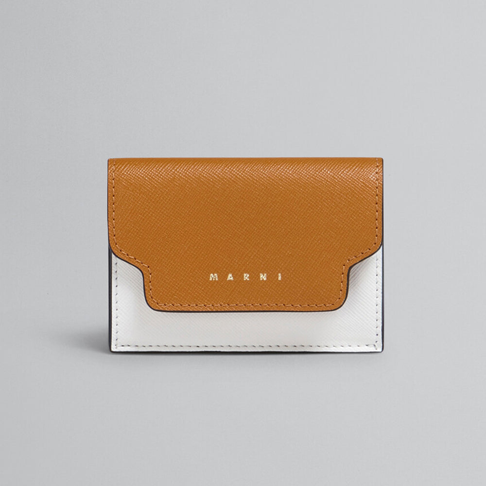 Marni Tricolor Leather Card Holder (PFMOW02U23)