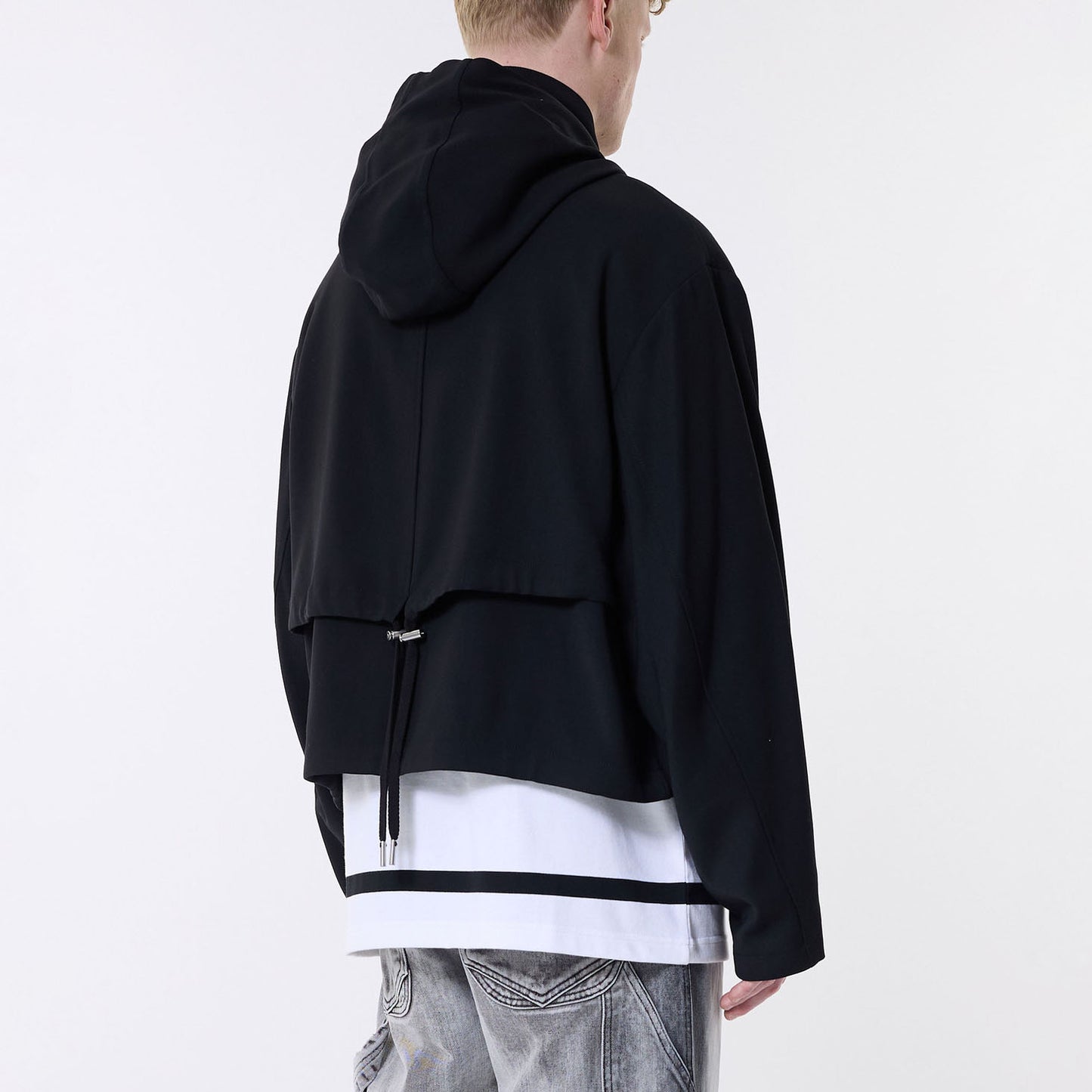 AMI Paris Hooded Short Jacket (UJK311.VI0007)