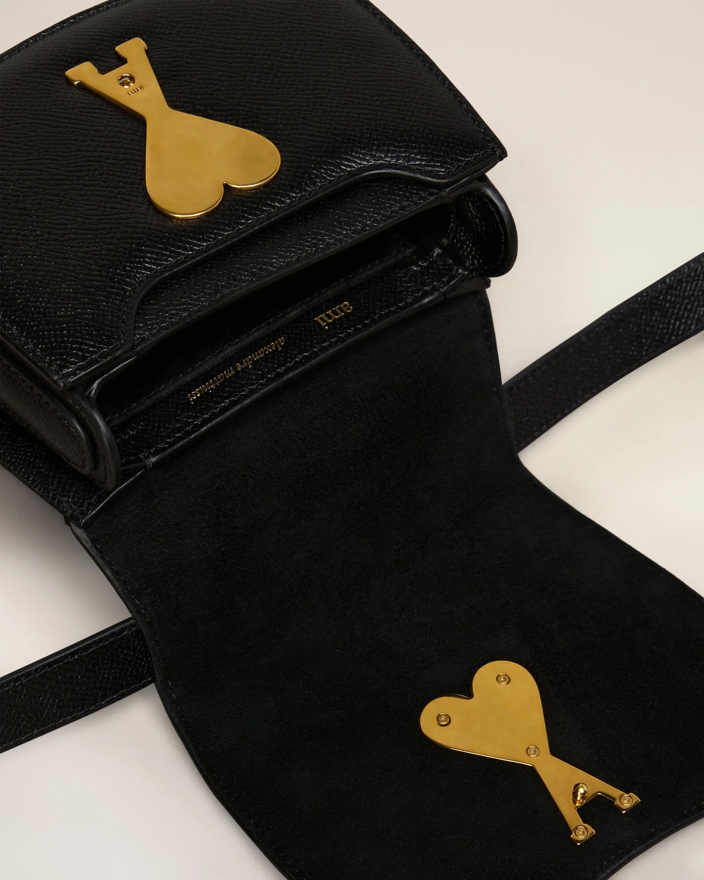 AMI Paris Mini Top Handle Bag with Logo Hardware (ULL008.AL0036)