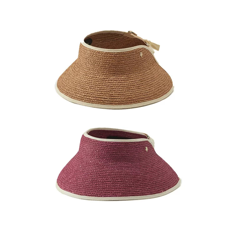 Helen Kaminski Aleeya 9 Raffia Visor (HAT50513ALEEY9)