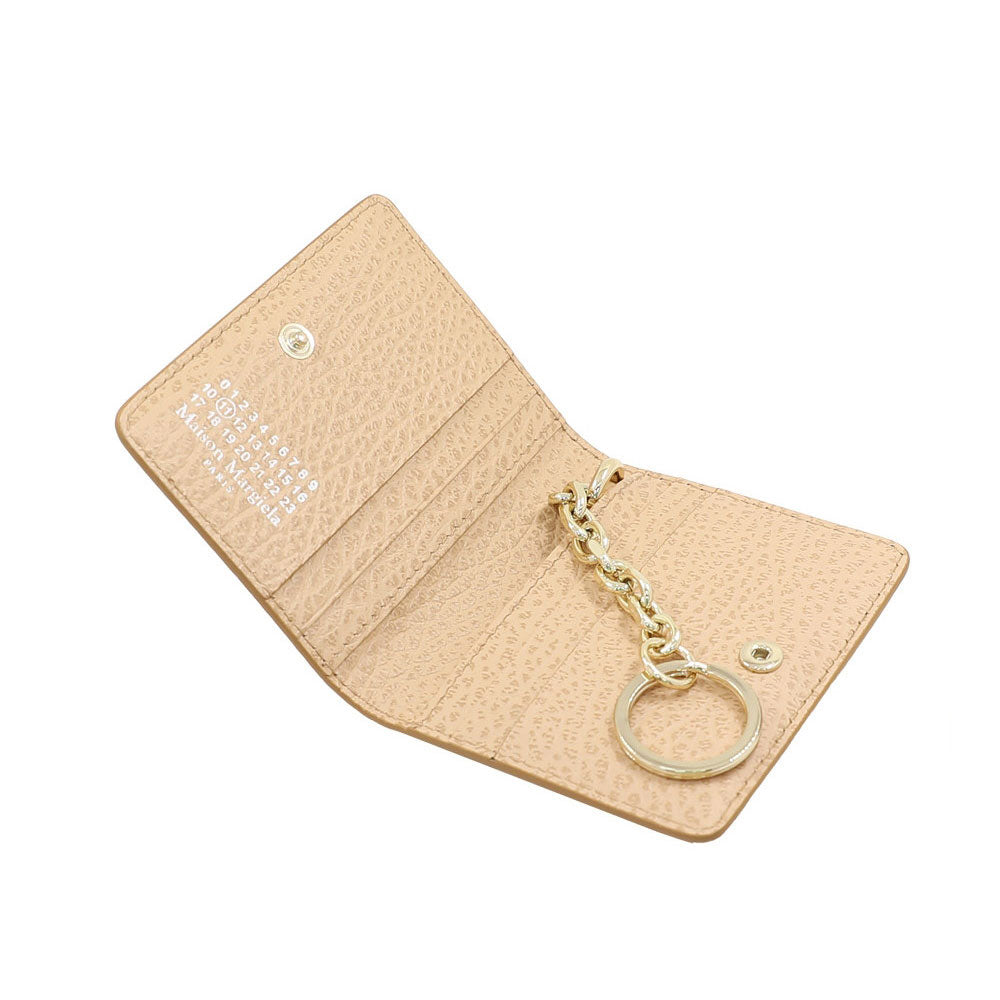 Maison Margiela Four Stitches Card Holder with Key Ring (S56UI0128 P4455)