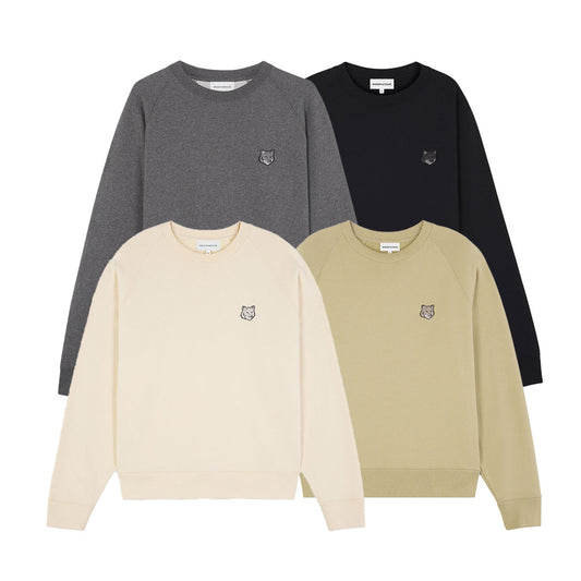 Maison Kitsuné Black Fox Patch Classic Sweatshirt (MM00304KM0001)