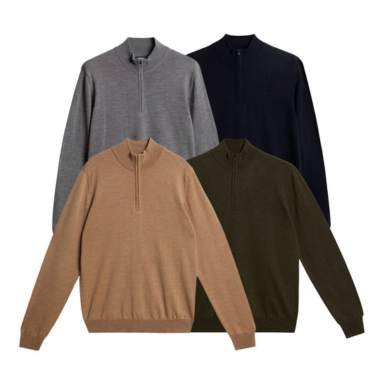 J.Lindeberg Kiyan Quarter Zip Sweater (FMKW11608)