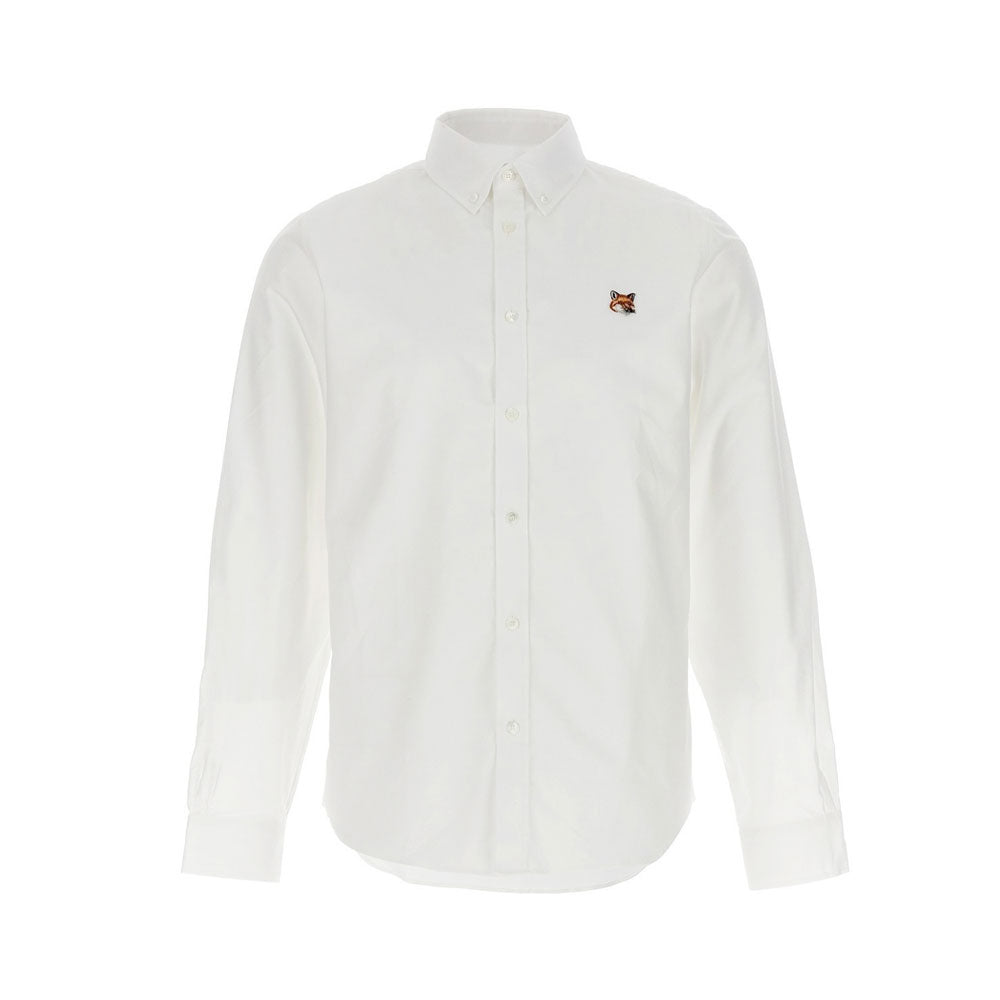 Maison Kitsuné Classic Fox Head Oxford Shirt (LM00404WC2010)