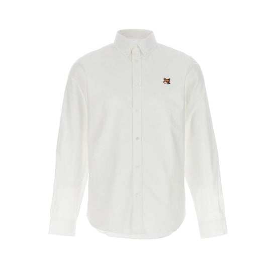 Maison Kitsuné Classic Fox Head Oxford Shirt (LM00404WC2010)