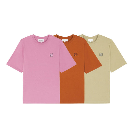 Maison Kitsuné Tricolor Fox Head Patch T-Shirt (MW00127KJ0119)
