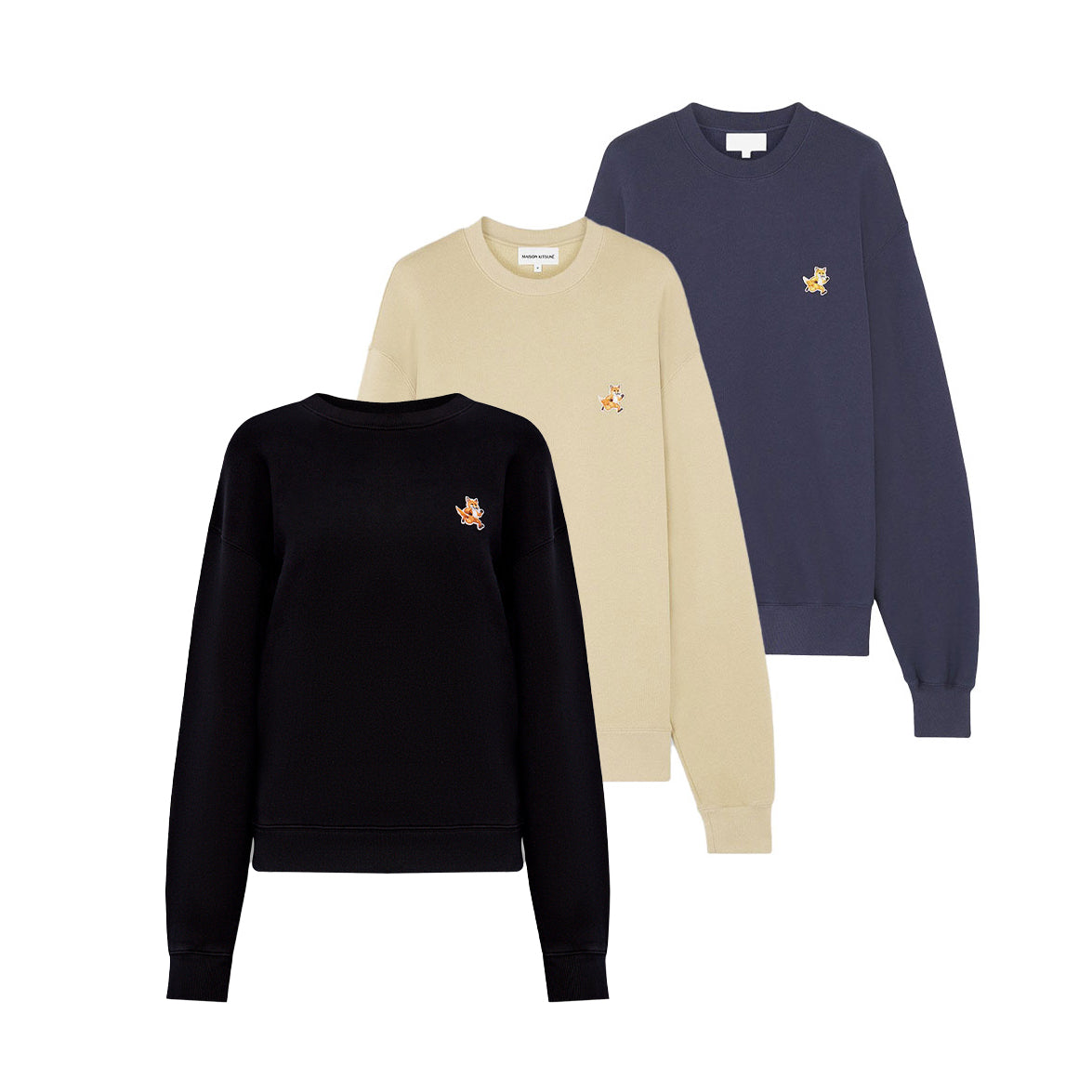 Maison Kitsuné Speedy Fox Patch Comfort Sweatshirt (MW00309KM0307)