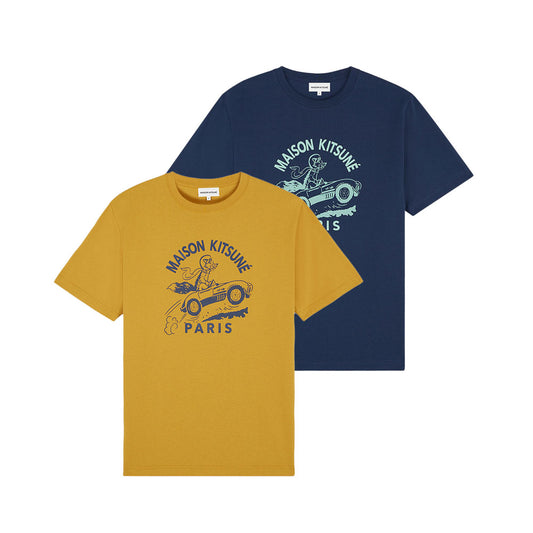 Maison Kitsuné Car Graphic Logo T-Shirt (MM00109KJ0118)