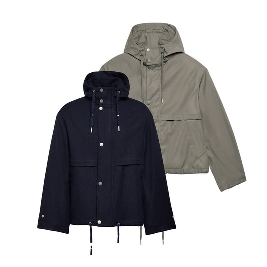 AMI Paris Hooded Short Jacket (UJK311.VI0007)