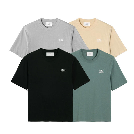 AMI Paris Tonal Ami Paris Embroidered Logo T-Shirt (UTS024.726)