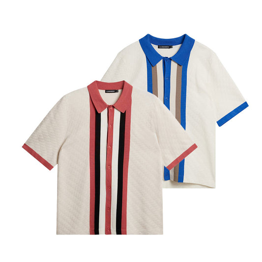 J.Lindeberg Rayan Jacquard Monogram Shirt (FMKW10426)