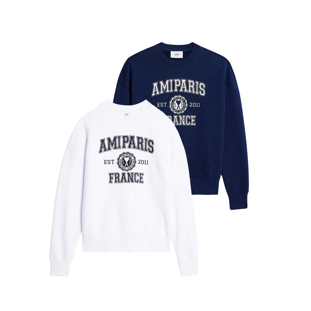 Ami Paris France Logo Sweatshirt (USW008.747)