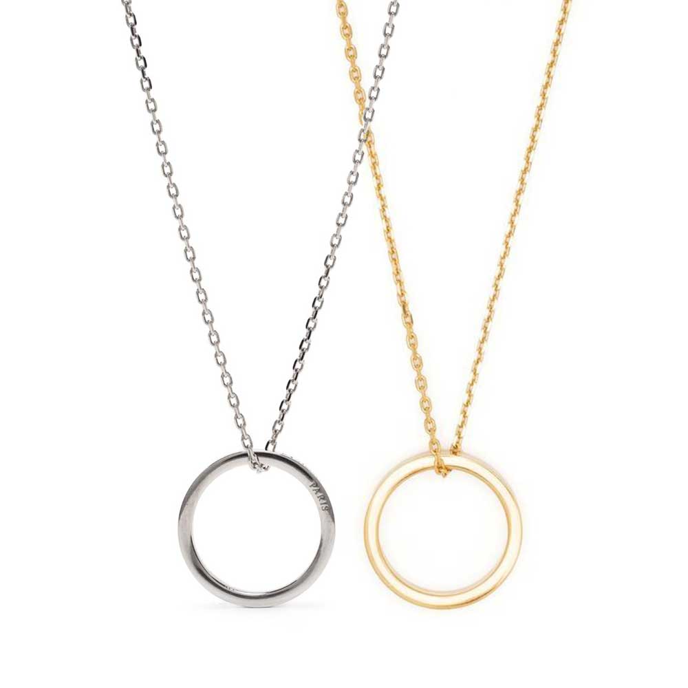 Maison Margiela Logo Ring Necklace (SM1UU0035 SV0158)