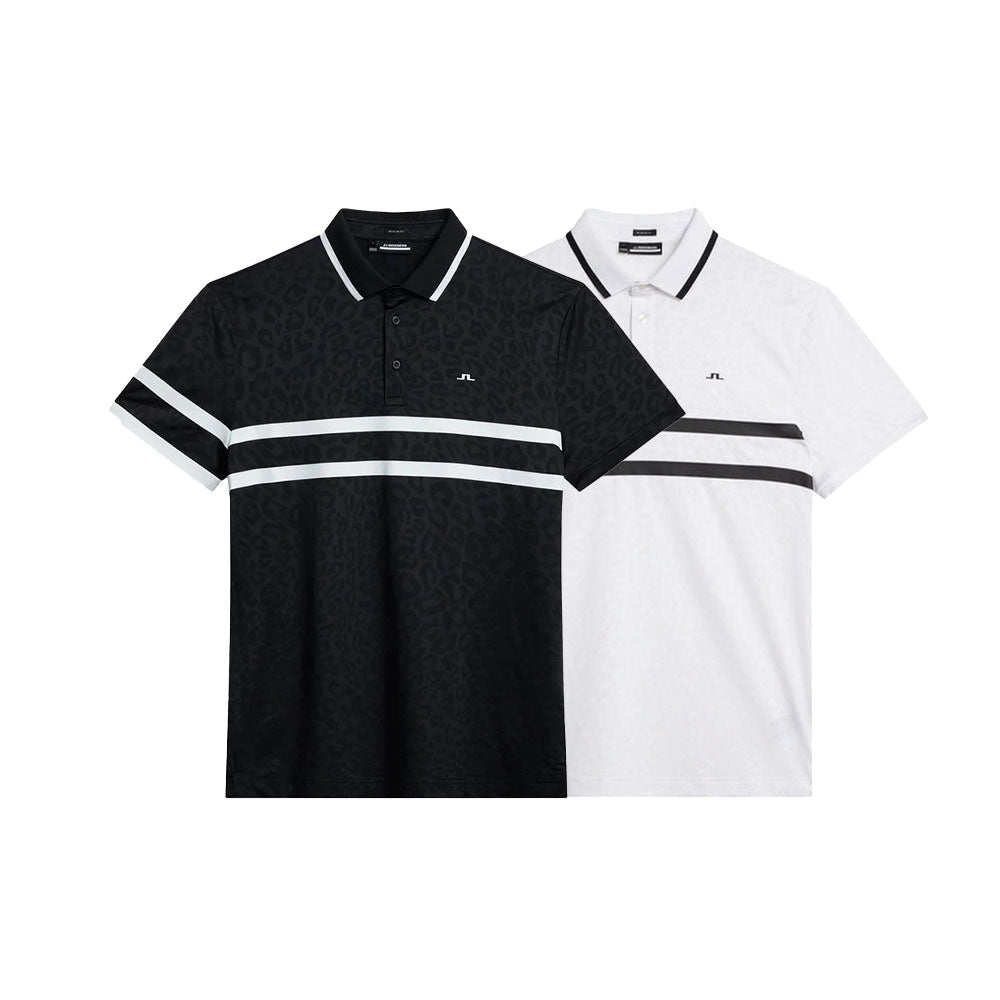 J.Lindeberg Boswell Regular Jacquard Polo Shirt (GMJT10806)