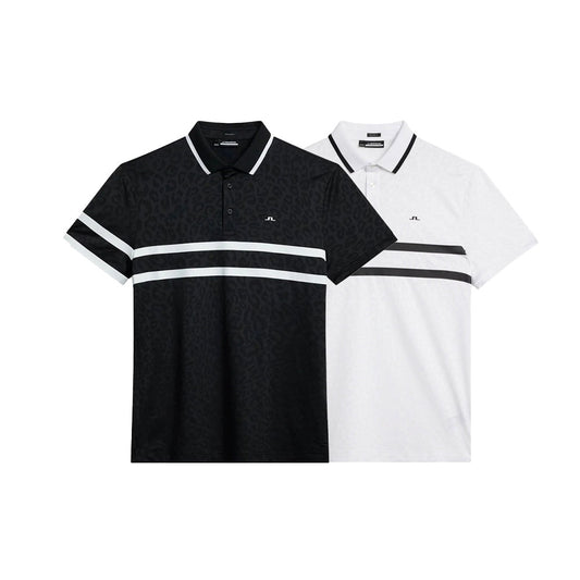 J.Lindeberg Boswell Regular Jacquard Polo Shirt (GMJT10806)
