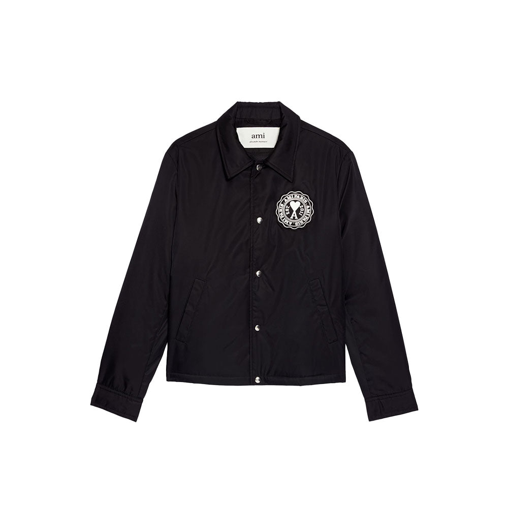 AMI Alexandre Mattiussi Coach Jacket – HJK215.274 (Black)
