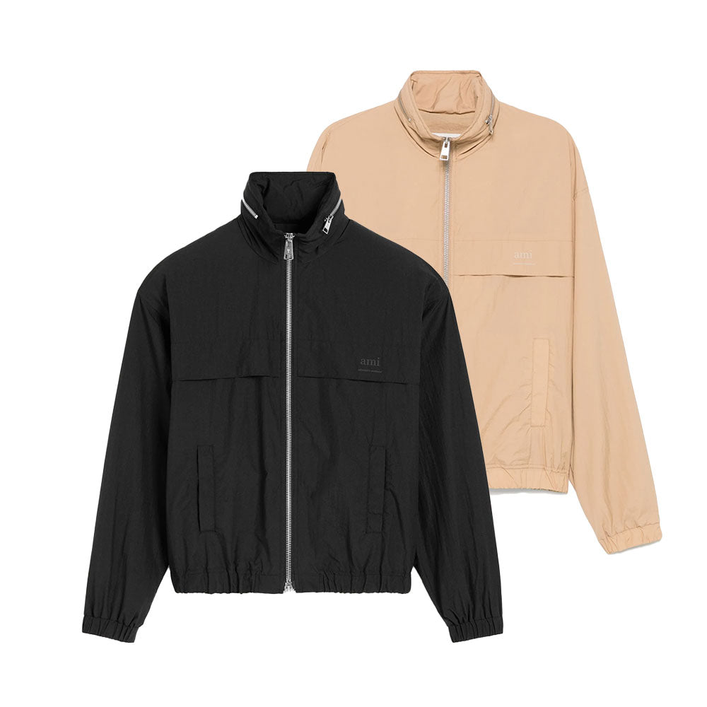 AMI Paris Technical Zip-Up Jacket (UJK058.PA0009)