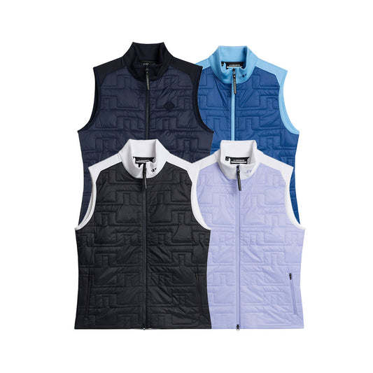 J.Lindeberg Women's Quilt Hybrid Vest (AWOW09101)