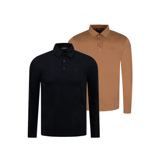 J.Lindeberg Ahser Long Sleeve Polo Shirt (FMJT10074)