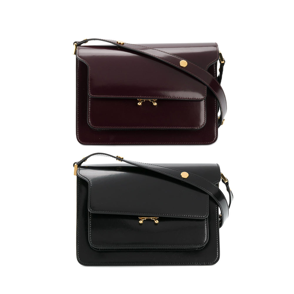 Marni Trunk Soft Medium Shoulder Bag (SBMPN09UO7 LV455)