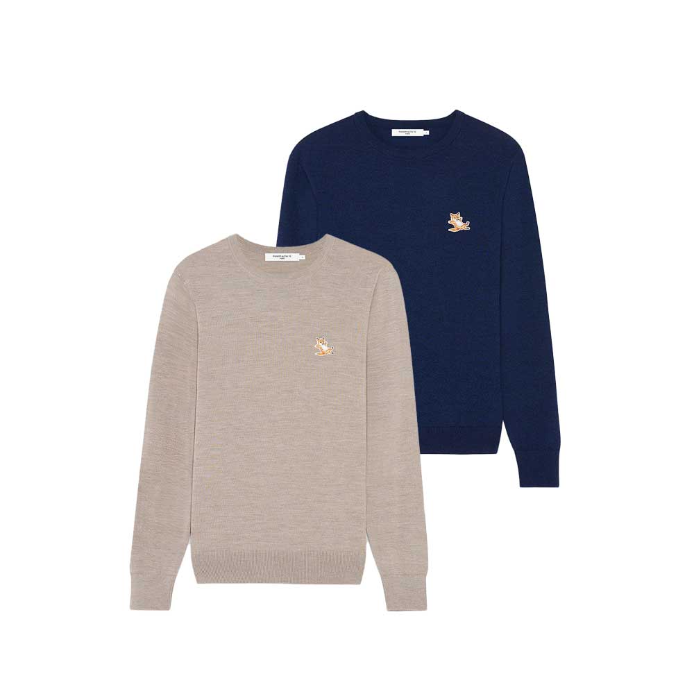 Maison Kitsuné Fox Head Patch Sweatshirt (KM00561KT1036)
