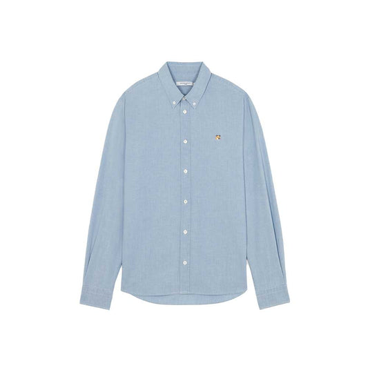Maison Kitsuné Fox Head Embroidery Classic Shirt (JM00435WC5000)