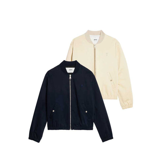AMI Paris Zip Bomber Jacket (HJK023.CO0009)