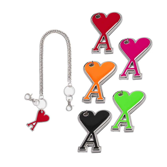 AMI Paris Ami de Coeur Keyring Charm Set (UKR903.363)