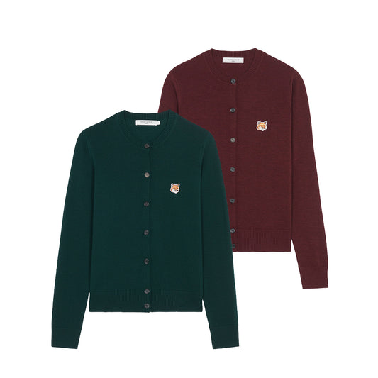 Maison Kitsuné Fox Head Patch Cardigan (JW00508KT1036)