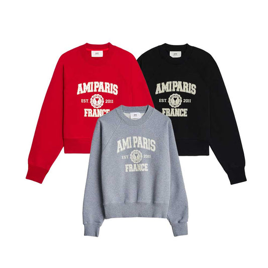 AMI Paris France Logo Sweatshirt (USW010.747)