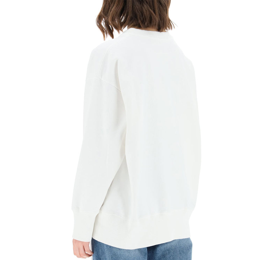 MM6 Maison Margiela Letter-Print Sweatshirt – S62GU0048 (White)