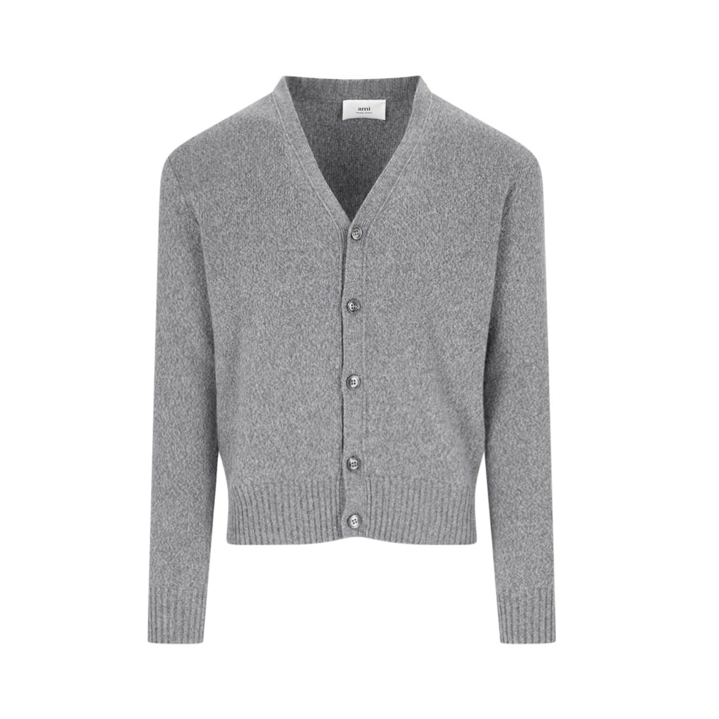 AMI Tonal Heart Logo Cardigan (HKC127.005)