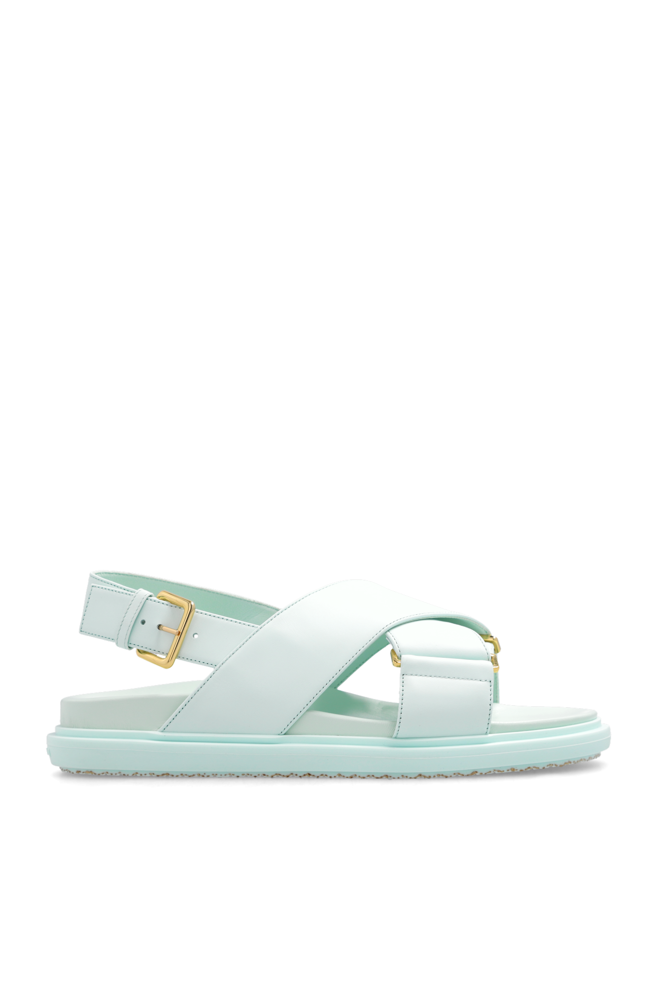MARNI LEATHER CROSS-STRAP SANDALS (FBMS015701)