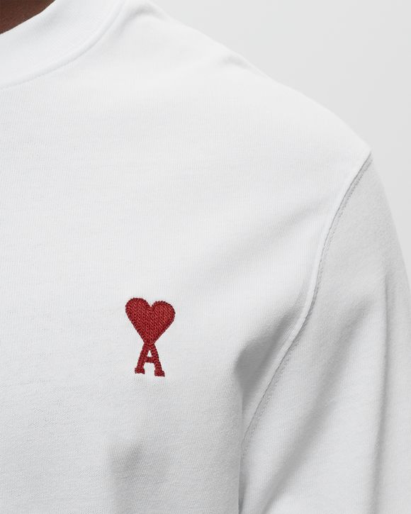 AMI Small Heart Long Sleeve T-Shirt (UTS205.726)