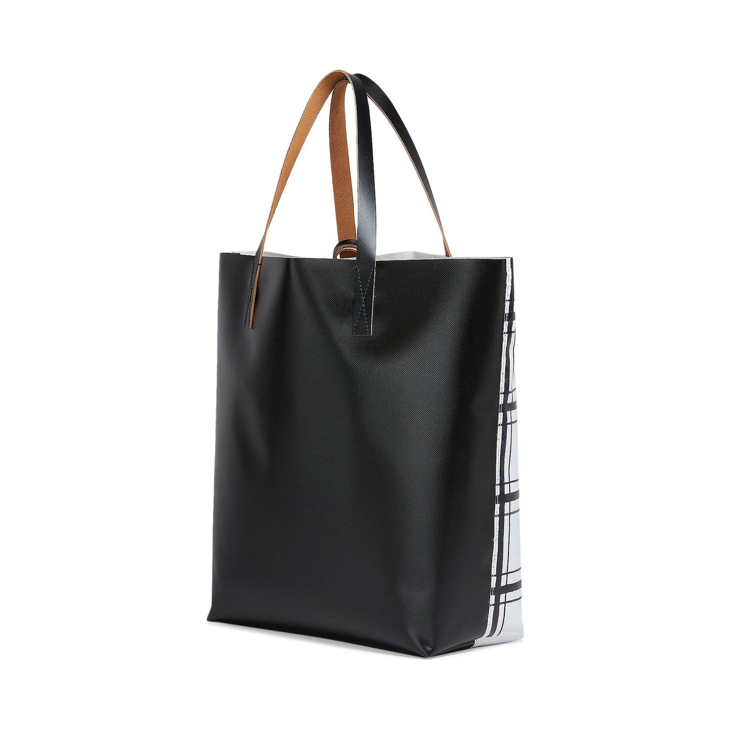 Marni Tribeca PVC Check Tote Bag (SHMP0104A2)