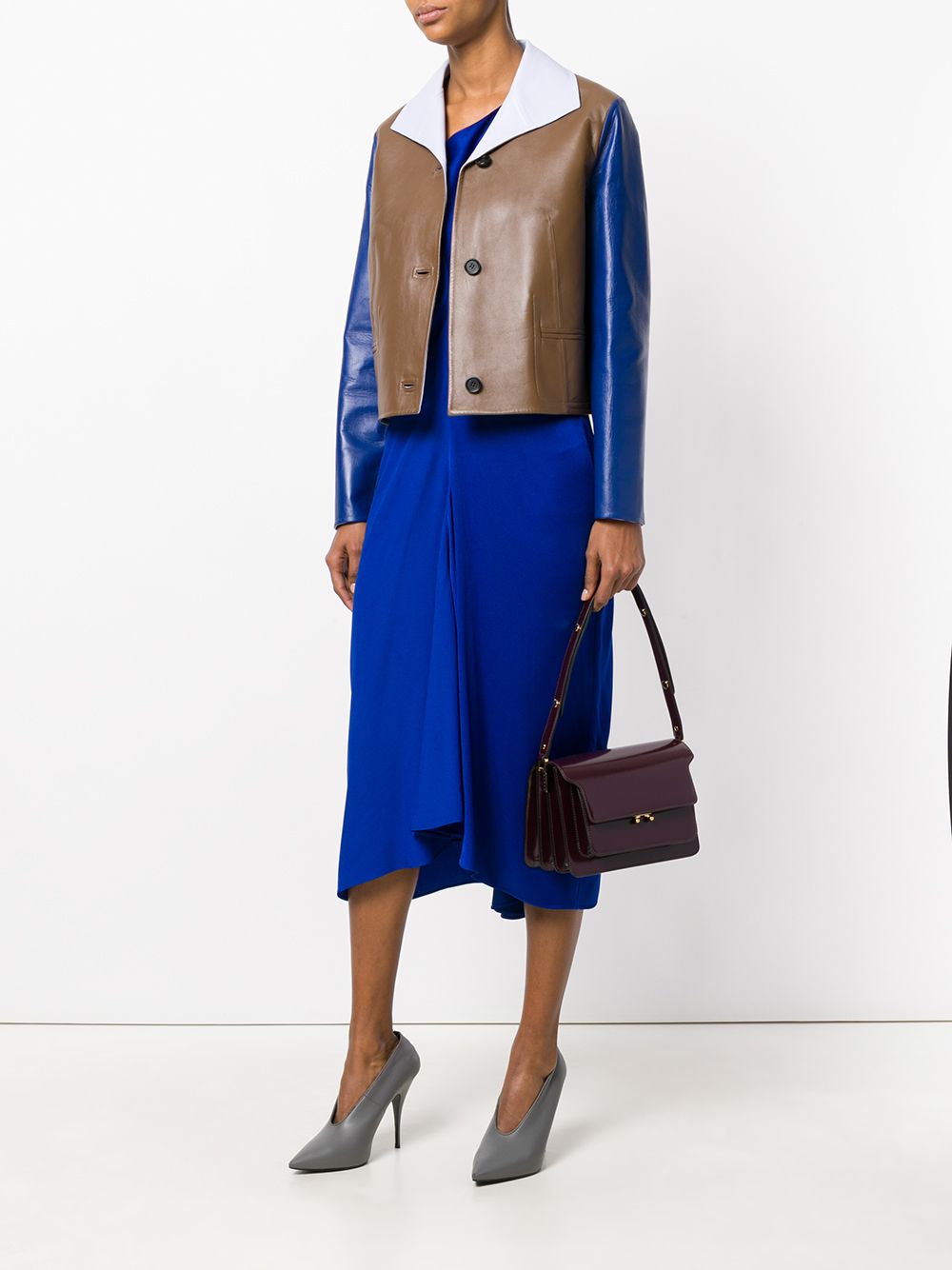 Marni Trunk Soft Medium Shoulder Bag (SBMPN09UO7 LV455)