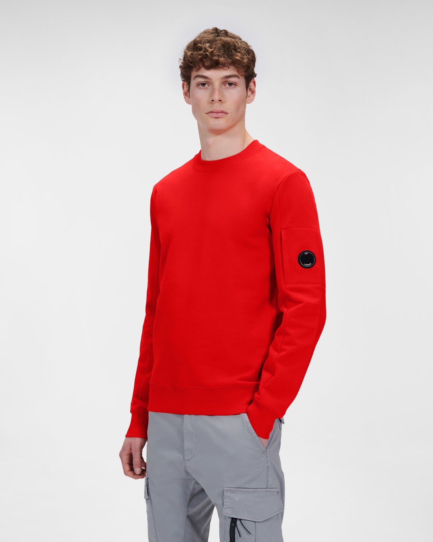 C.P. Company Lens Crewneck Sweatshirt (12CMSS022A 005086W)