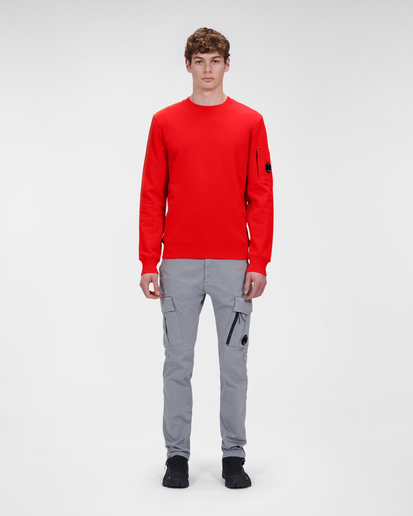 C.P. Company Lens Crewneck Sweatshirt (12CMSS022A 005086W)