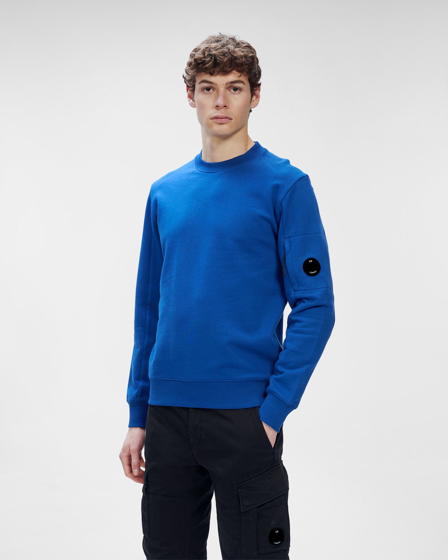 C.P. Company Lens Crewneck Sweatshirt (12CMSS022A 005086W)