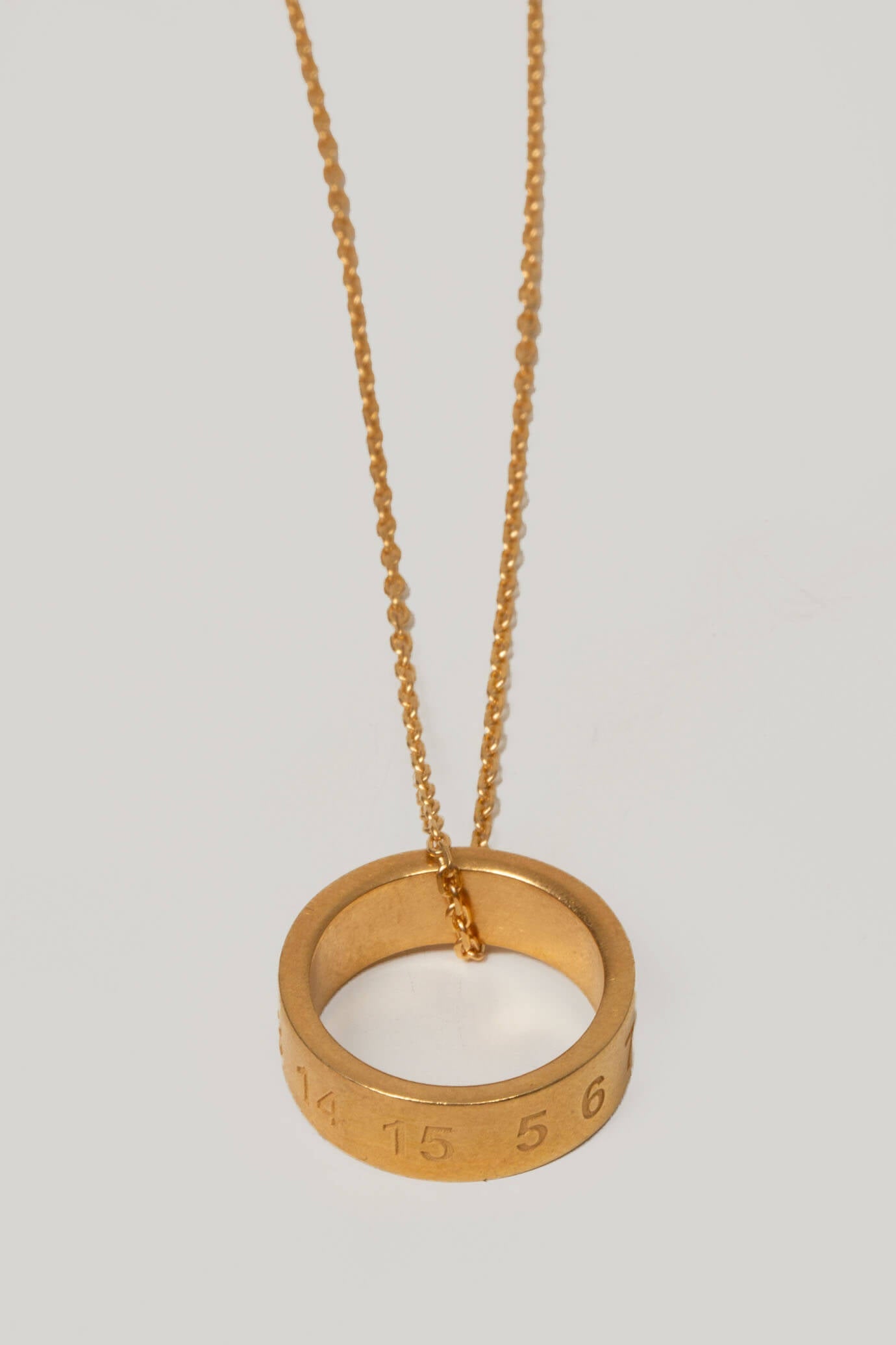 Maison Margiela Numerical Ring Necklace (SI8UU0001 SV0129)