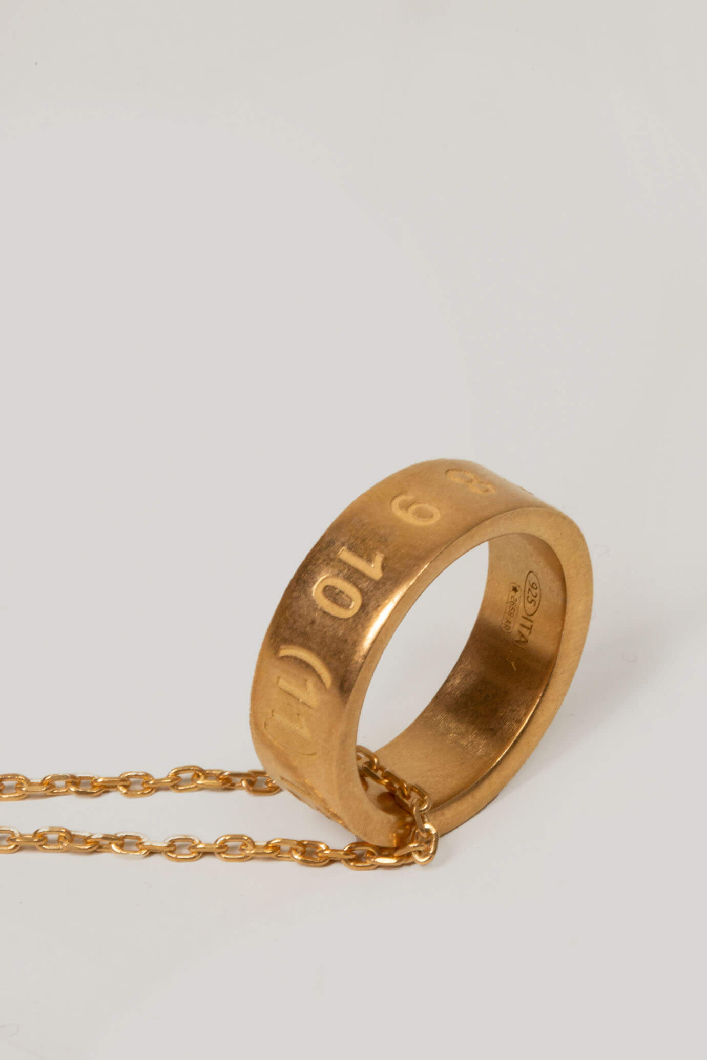 Maison Margiela Numerical Ring Necklace (SI8UU0001 SV0129)