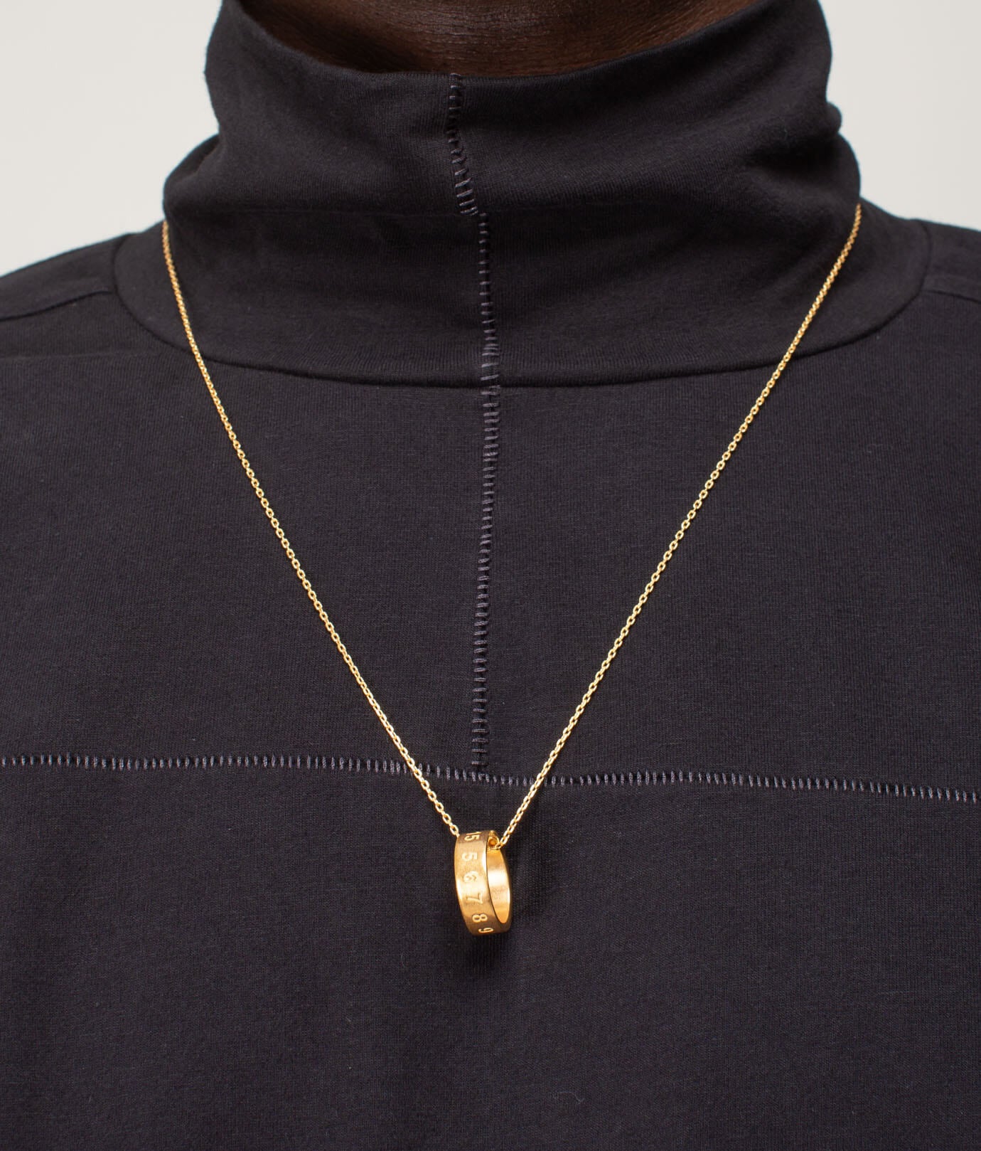 Maison Margiela Numerical Ring Necklace (SI8UU0001 SV0129)
