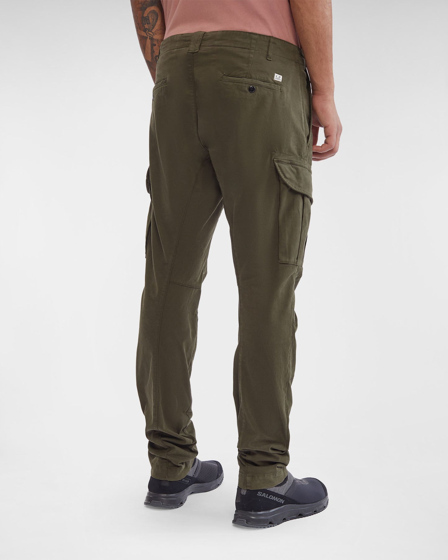 C.P. Company Stretch Sateen Cargo Pants (15CMPA186A 005529G)